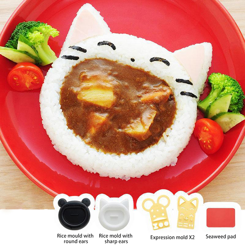 Kitchen Gadgets Ninja - Molde de arroz Nori de dibujos