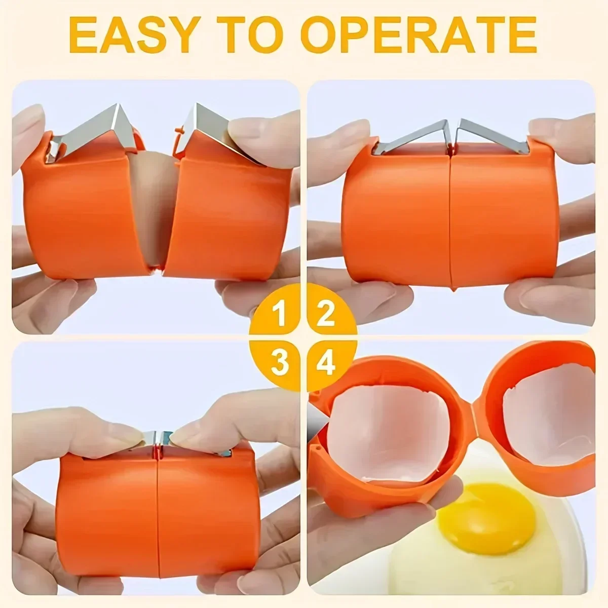 Egg Separator Tool - 1/3 Uds.-nuevo abridor de cáscara de