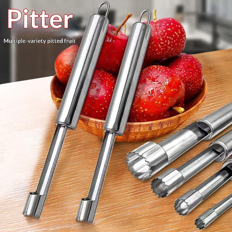 Kitchen Gadgets Tools - Juego de 4 Descorazonadores de Frutas,