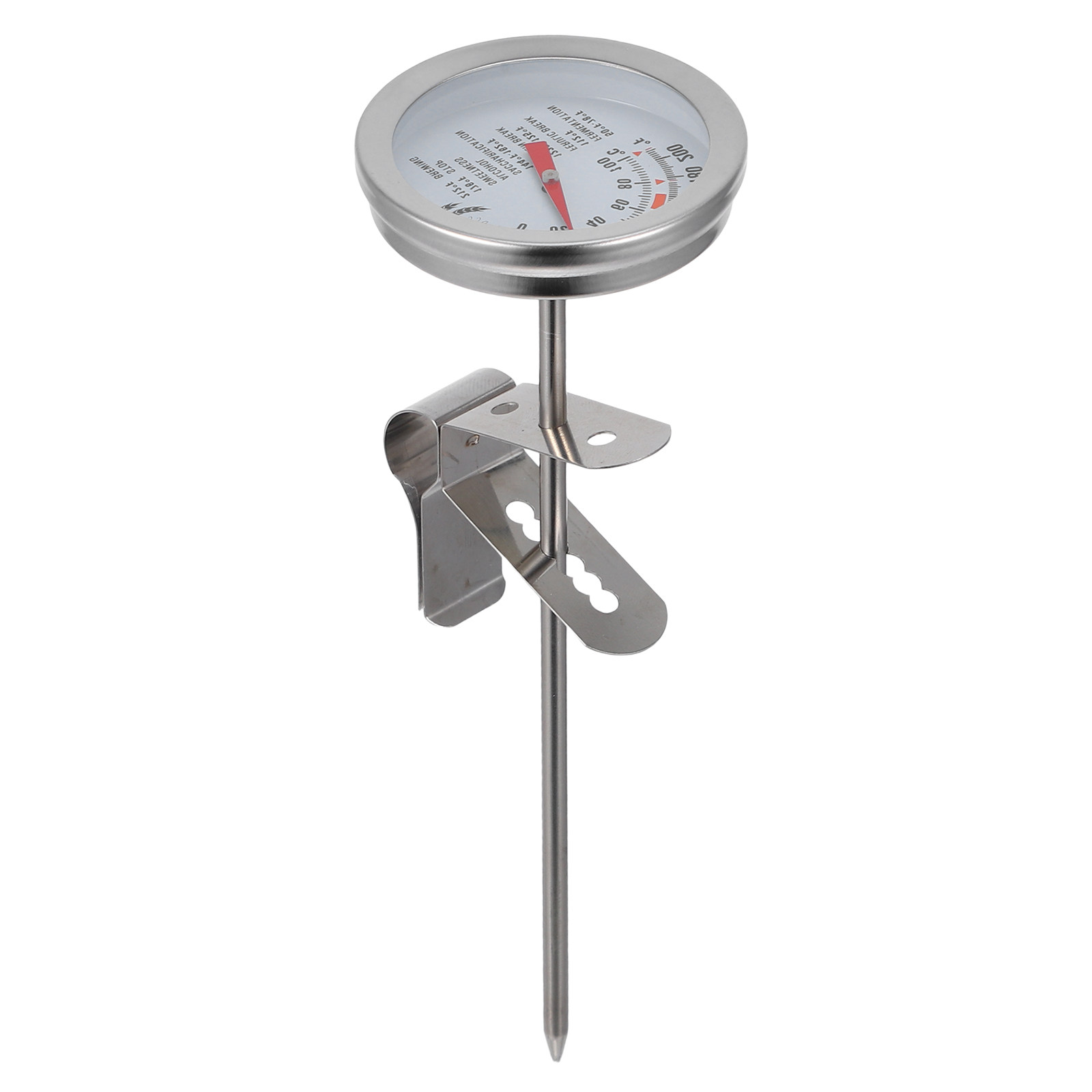 Instant Read Thermometer - Termómetro de Bebidas Desmontable de Acero