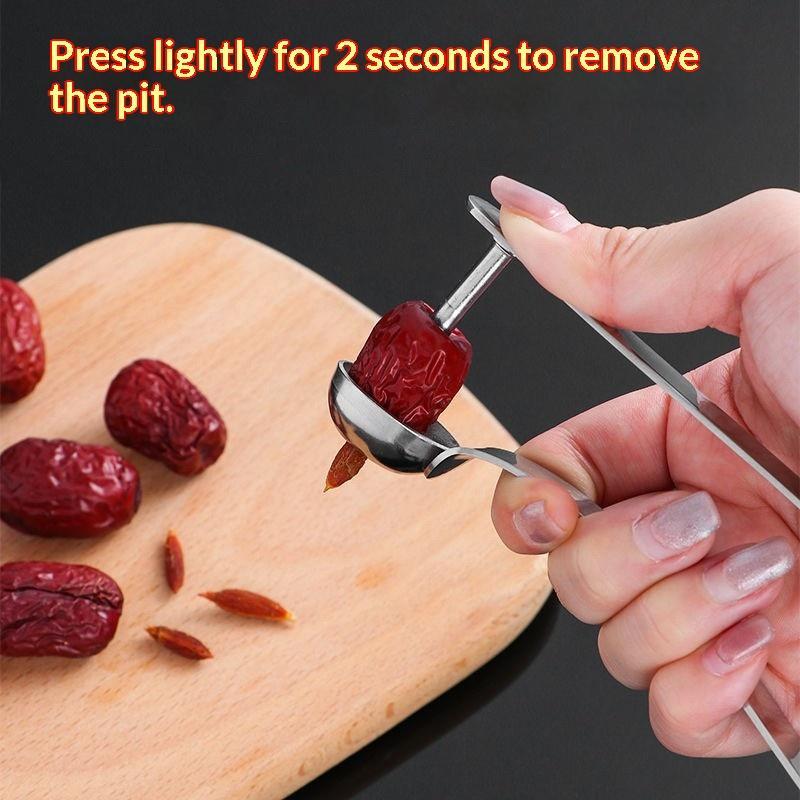 Kitchen Gadgets Tools - Herramienta para deshuesar dátiles rojos de