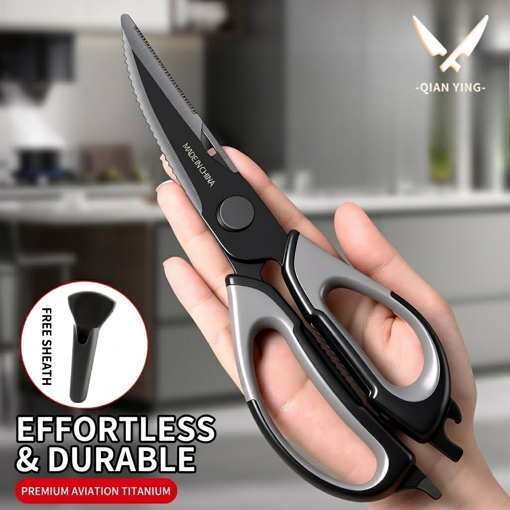 Kitchen Gadgets Ninja - Tijeras de Cocina de Titanio para