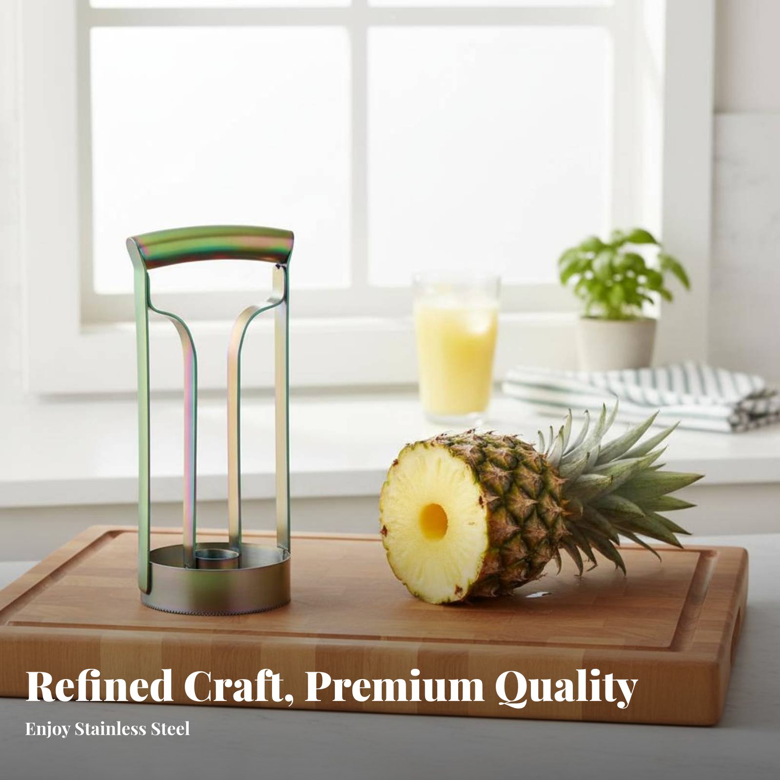 Cortador de Piña de Acero Inox - Kitchen Gadgets Tools reseña y precio
