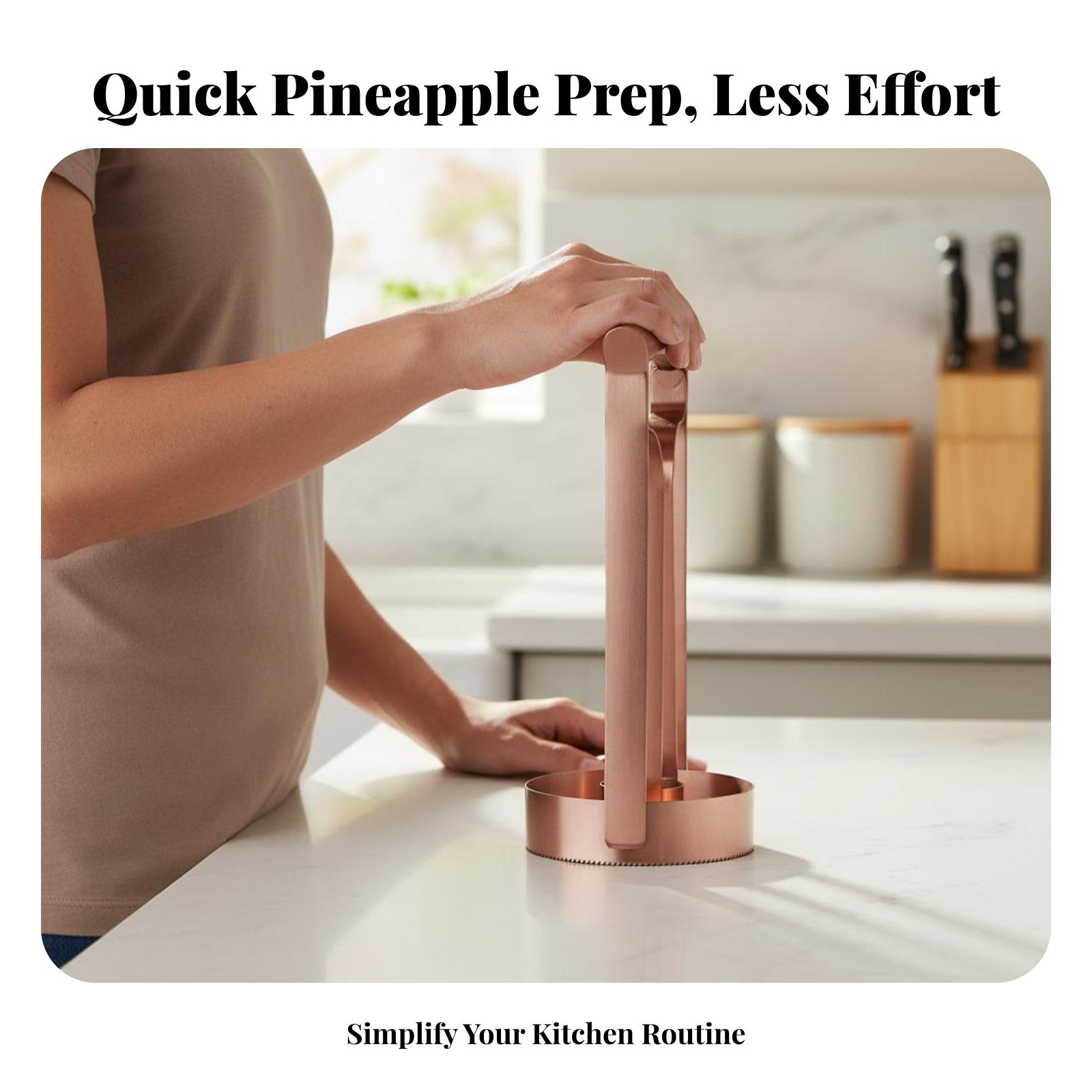 Cortador de Piña de Acero Inox - Kitchen Gadgets Tools reseña y precio