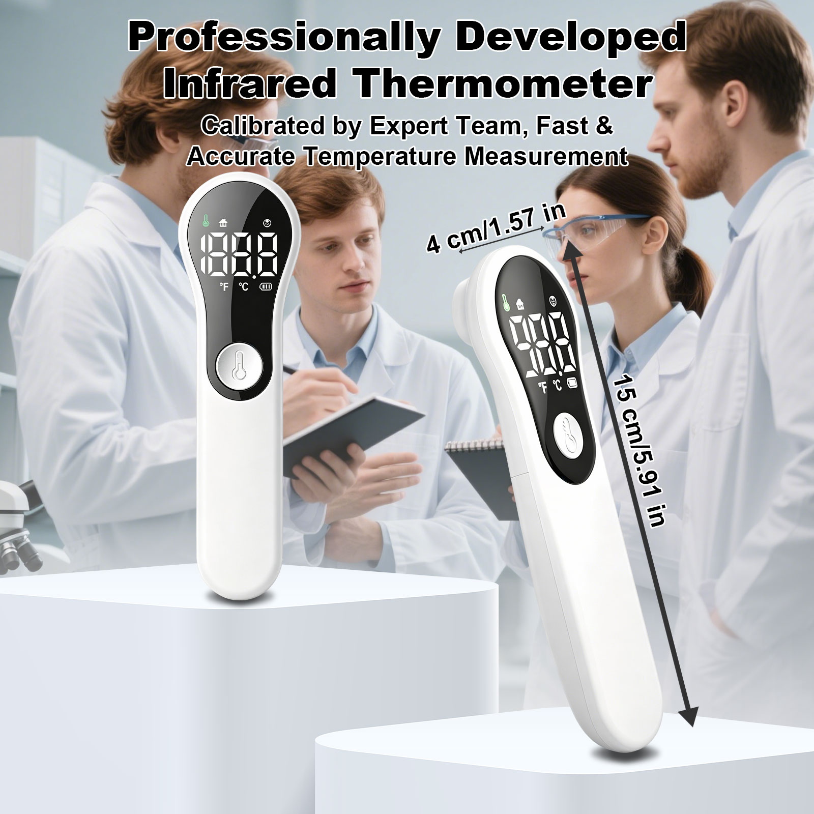 Termómetro de frente para adul - Instant Read Thermometer reseña y precio
