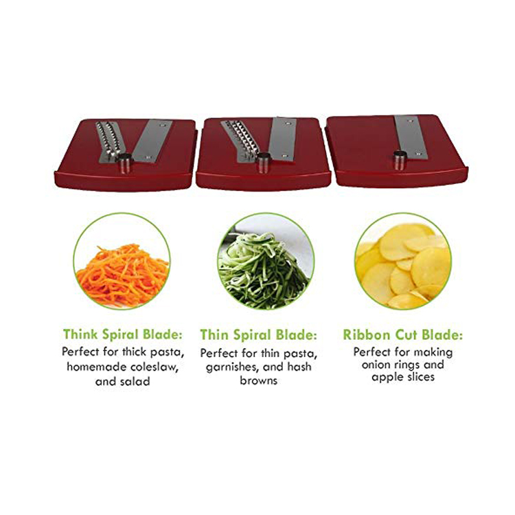 Molinillo rebanador de tres ho - Spiralizer Vegetable Noodle reseña y precio
