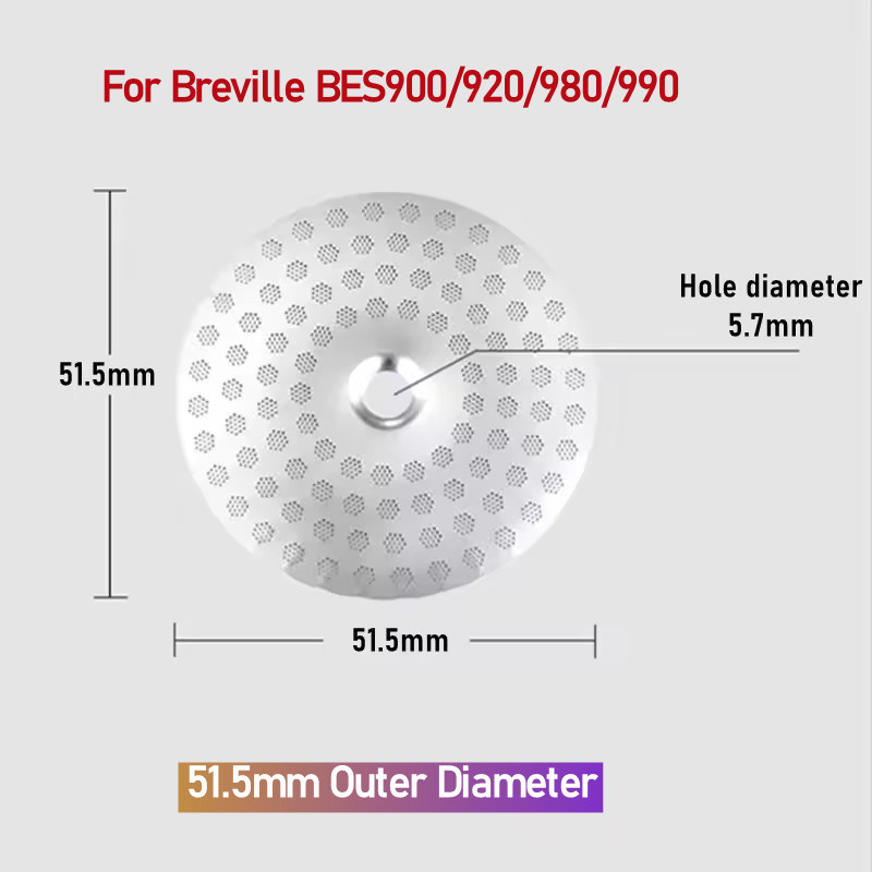Malla de acero inoxidable para - Breville Espresso Bes870 reseña y precio