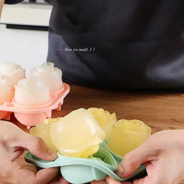 Moldes de hielo de rosas 3D, b - Kitchen Gadgets Ninja reseña y precio