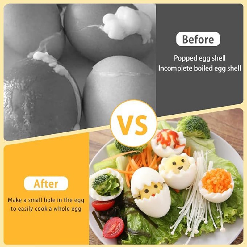 Perforador de Huevos de Acero  - Egg Separator Tool reseña y precio