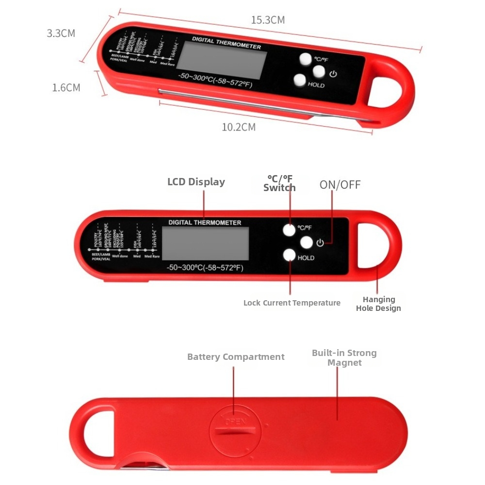 Termómetro Digital de Lectura  - Instant Read Thermometer reseña y precio