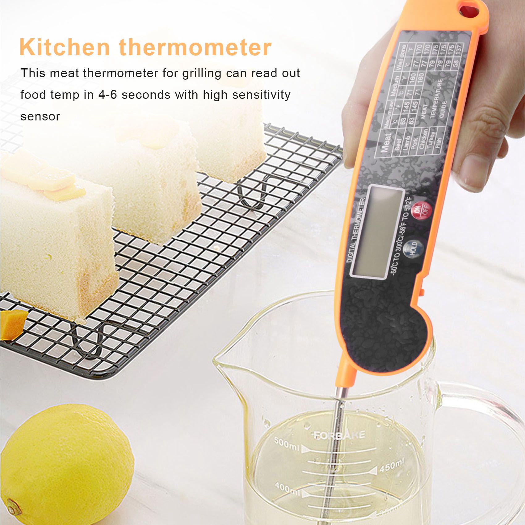 Termómetro digital de lectura  - Instant Read Thermometer reseña y precio