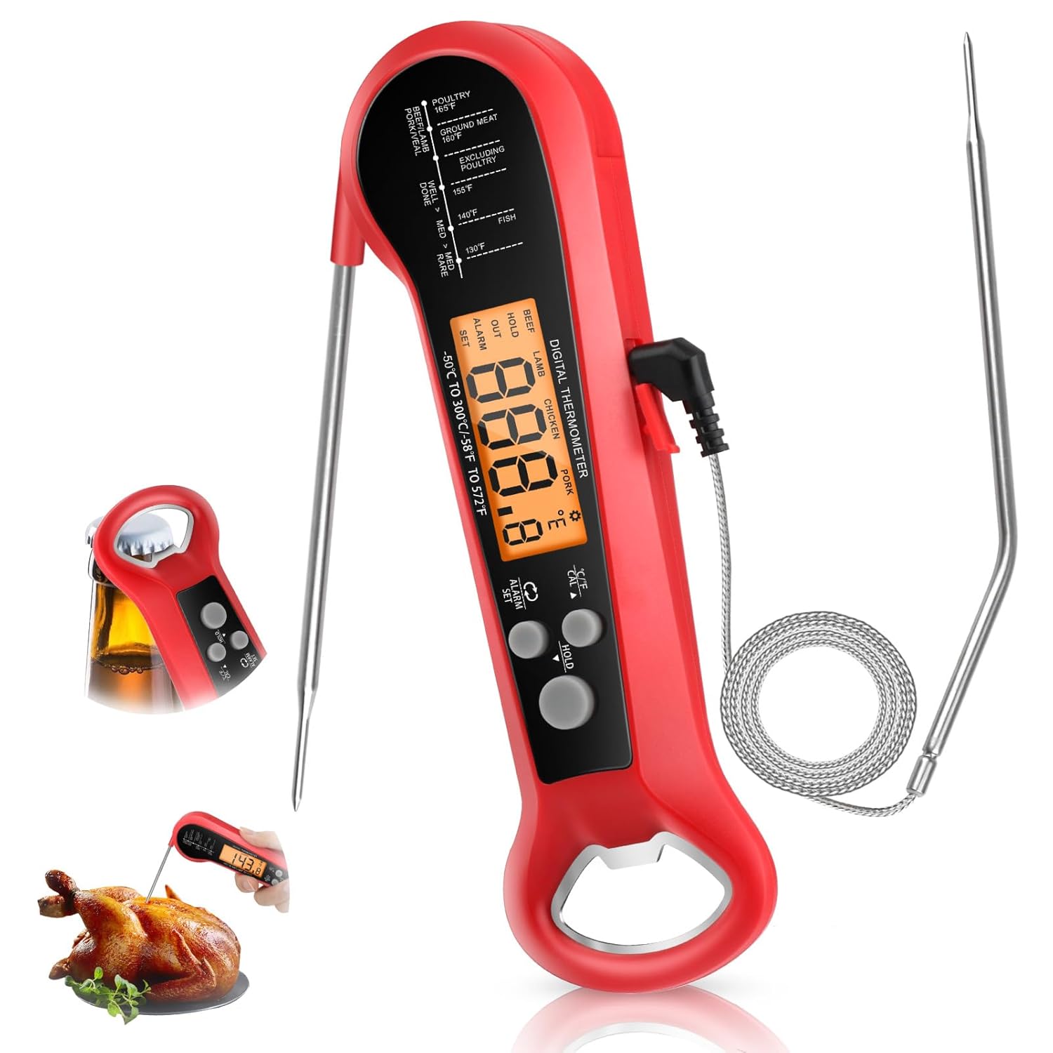 Termómetro Digital Profesional - Instant Read Thermometer reseña y precio