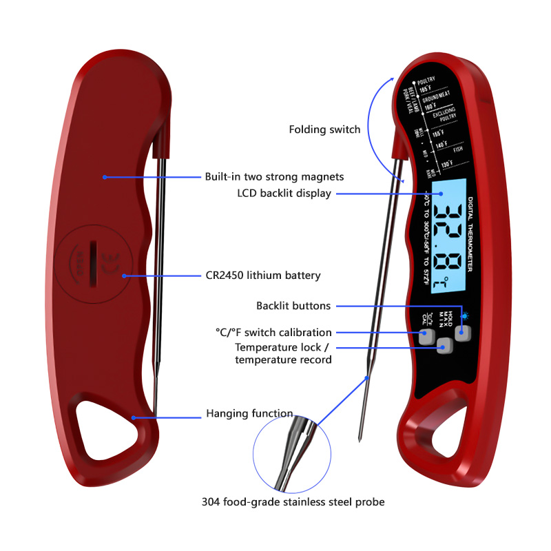 -50-300 ℃   Termómetros Digita - Instant Read Thermometer reseña y precio